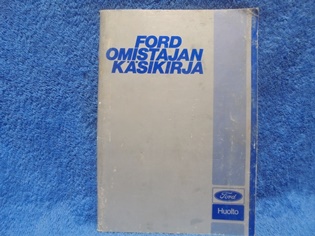 Ford omistajan k�sikirja, Fiesta- Escort- Taunus- Capri, K1602