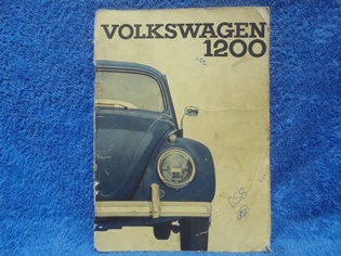 Volkswagen 1200, k�ytt�ohjekirja Limousine ja Capriolet, K 1616