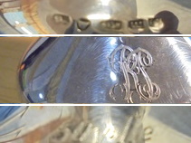 Kumelan Lasi, musta kaadin hopeajalalla, Lintu-kuvio, A2139