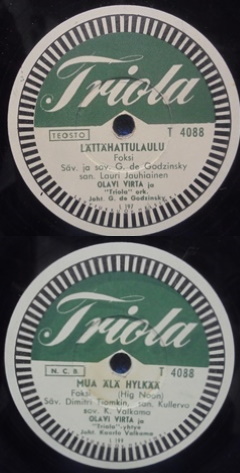 Olavi Virta, Ltthattulaulu/Mua l hylk, Sellakka-nilevy, M695