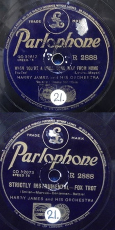Harry James, When You Are A Long Long Way From Home/ Strictly instrumental, M700