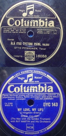 Otto Pyykknen, l itke tyttni pieni/ Vapaa Venj, Sellakka-nilevy, M703