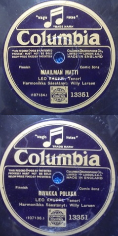 Leo Kauppi, Maailman Matti/ Rivakka polkka, Sellakka-��nilevy, M708
