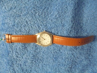 PCA Quartz, rannekello, ruskea nahkahihna, k�ytetty tavara, V1066
