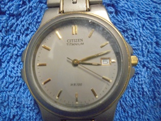 Citizen Titanium WR 100, rannekello, Citisen-ter�sranneke, V1026