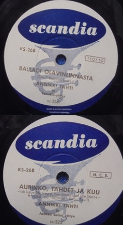 Annikki t�hti, Balladi Olavinlinnasta/ Aurinko, t�hdet ja kuu, sellakka, M714