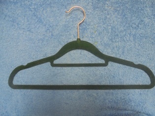 Vihre�t pehme�pintaiset henkarit, 7 kpl, S944