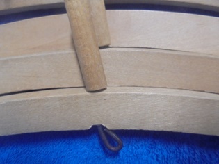 Vanhat puuhenkarit 6kpl, metallikoukut, S174