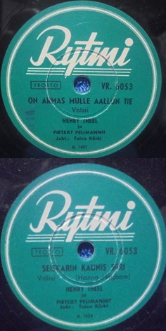 Henry Theel, On armas mulle aallontie/ Seiskarin kaunis Siiri, sellakka, M731