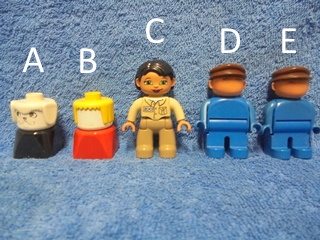 Lego Duplo, hahmo, figuuri, käytetyt lelut, E936
