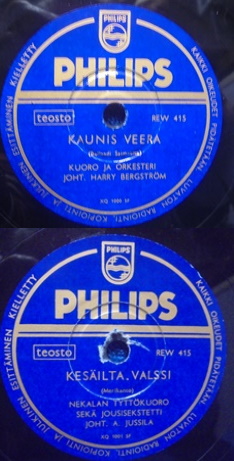 Bergstr�m kuoro ja ork- Kaunis Veera, Nekalan tytt�kuoro- Kes�ilta, M741