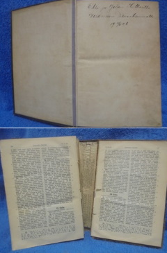 Malmstr�min kirjapaino Kuopio, vanha Biblia, antiikki, K1906