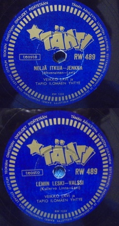 Veikko Lavi, Nelj� itkua/ Lemin leski, Sellakka-��nilevy, M764