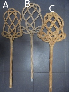 Rottinkinen vanha mattopiiska, S922