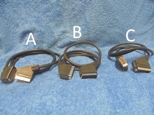 Scart-kaapeli, 120cm- 137cm- 138cm, S1022