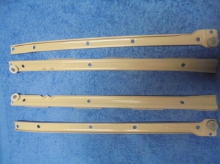 Ikea, metallinen beesi laatikon/tason Liukukisko-setti, H102