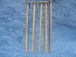 Galvanoidut lankanaulat 200x6.5mm, 5 kpl, tasakanta, T196