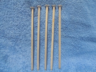 Galvanoidut lankanaulat 172x5mm, 5 kpl, tasakanta, T54