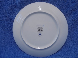 Apilanlehti Kalevala koru, lautanen, Vallila- Clematis, Tarja Orsjoki, A837