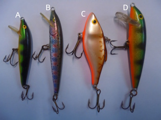 Rapala- uistin, vaappu, B42