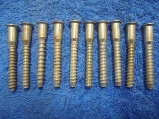 Huonekaluruuvit, 10kpl, 6x50mm, kalusteruuvit, kuusiokolo, H159