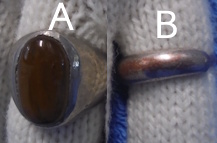 Sormus, kivellinen tai erileveyksinen, V1087