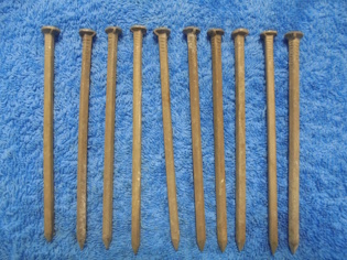 Galvanoidut lankanaulat 125x5mm, 10 kpl, T249