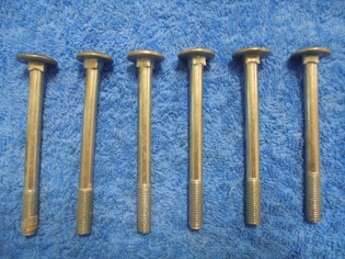 Lukkokantapultit, 6 kpl, 7x94mm, kupukannan halkaisija 20mm, T245