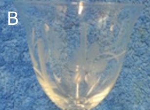 Marttiini-lasi tai hiottu viinilasi, A1539