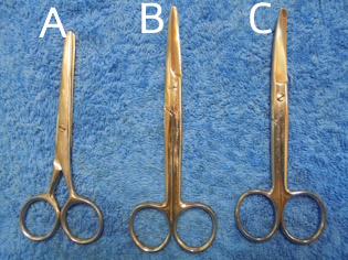 Tylpp�k�rkiset sakset, suorat tai kaarevat, R1269