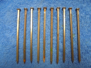 Rautanaulat- lankanaulat 123x4mm, 10kpl, T267