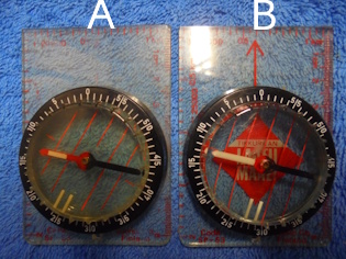 Suunto, kompassi, k�ytetyt tavarat, B844