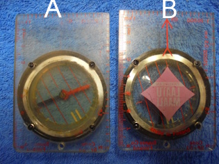 Suunto, kompassi, k�ytetyt tavarat, B844