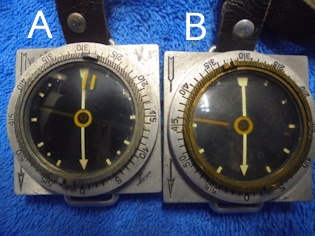 Suunto, vanha kompassi, marssikompassi, Tuomas Vohlonen, vintage, B842