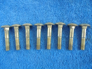 Lukkokantapultit, 8 kpl, 8x50mm, kupukannan halkaisija 19mm, T227