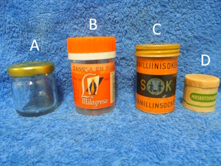 Tyhj� vanha maustepurkki, R331