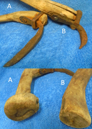 Vanha pokara, tukkikoukku, T225