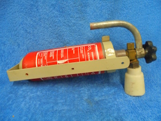 Vanha sammutin telineess�, ker�ily, T280