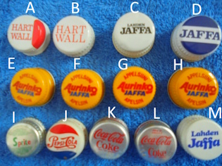 Virvoitusjuomapullonkorkki, ker�ily, R931