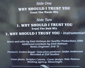 So what, Why Should I Trust You, 1989, Maxi-Single, R896