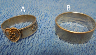 Aria aikatepina- sormus tai sile� hopeinen sormus, V290