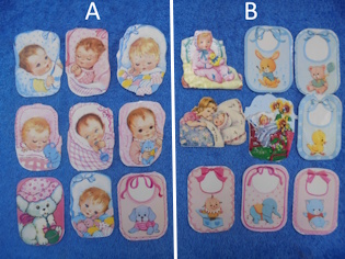 Vanha kiiltokuva, Vauva-aihe, ker�ily, R839