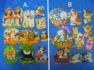 Vanhat kiiltokuvat, Koirat tai Kissat, ker�ily, R407