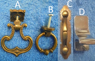 Metallinen vedin, lipasto- kaappi- laatikko, H168