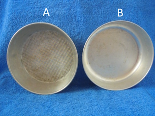 Alumiininen pieni kakkuvuoka tai kulho, A939