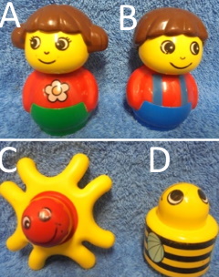 Lego Duplo Primo, hahmo tai eläin, vintage, E103
