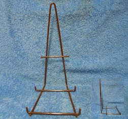 Kukkapurkin metallinen sein�teline, S916
