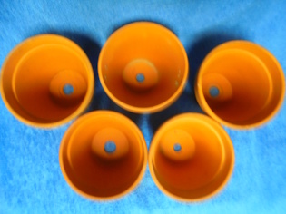 Punasaviset kukkaruukut 5 kpl, S138