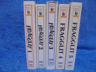 Fragglit 1-5, 1989-1990, Perhe-elokuvat, VHS-kasetti, R909