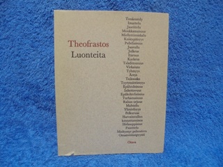 Luonteita, Theofrastos, vanhat kirjat, K1507